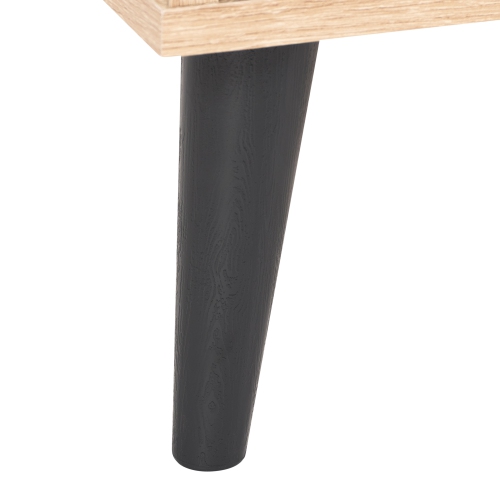 CorLiving Cole 71'' Wide Light Wood and Grey TV Stand with Cabinet Storage, for TVs up to 85"