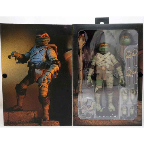 Teenage Mutant Ninja Turtles Universal Monsters 7 Inch Action Figure Ultimate - Michelangelo as Mummy