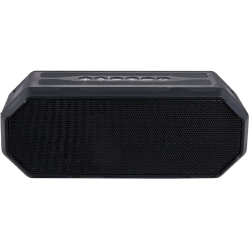 Chargeur de téléphone et haut-parleur sans fil noir USB étanche HydraJolt d’Altec Lansing