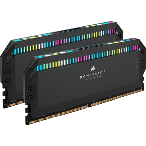 Corsair Dominator Platinum RGB 32GB DDR5 6000MHz CL36 Black Desktop Memory (CMT32GX5M2X6000C36)