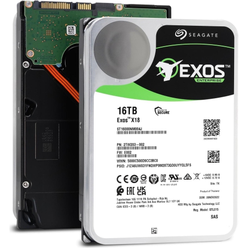 Seagate Exos X18 ST16000NM004J Hard Drive ST16000NM004J - 16TB 7200rpm SAS