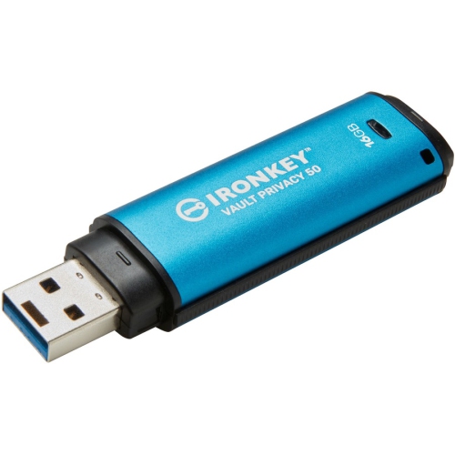 Clé USB 3,2 type A 16&nbsp;Go de 1 génération IronKey Privacy 50 de Kingston