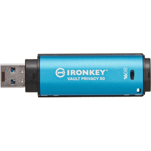 Clé USB 3,2 type A 16&nbsp;Go de 1 génération IronKey Privacy 50 de Kingston