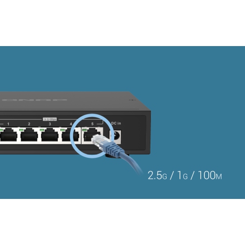QNAP 5-Port Gigabit Ethernet Switch