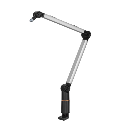 360º Rotatable Desk Mounted Professional Microphone Boom Stand , Gaming Live Streaming Arm Stand Spring-Assisted Desk Included 3/8” to 5/8” adapter