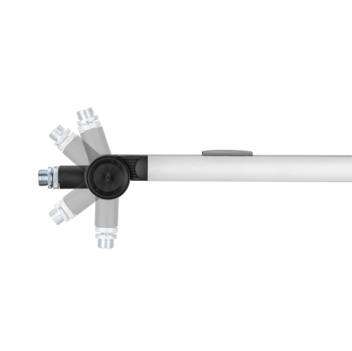 360º Rotatable Desk Mounted Professional Microphone Boom Stand , Gaming Live Streaming Arm Stand Spring-Assisted Desk Included 3/8” to 5/8” adapter