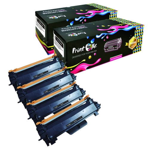 PRINTOXE® TN760 Compatible 4 High Yield Toner Cartridges TN 760 HL L2350DW L2370DW L2370DWXL L2390DW L2395DW & MFC L2710DW L2730DW L2750DWXL & DCP