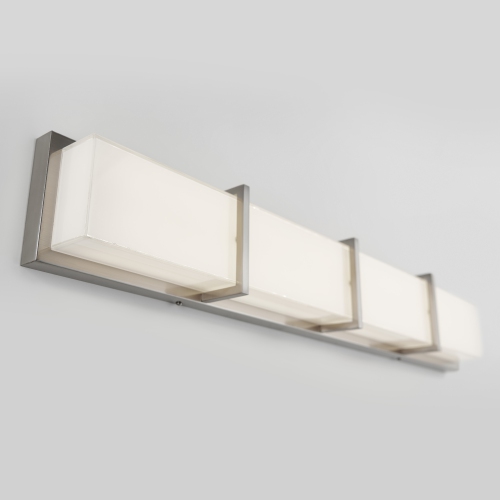 Subway Modern Vanity Light, Brushed Nickel