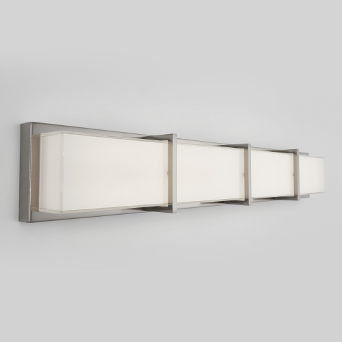 Subway Modern Vanity Light, Brushed Nickel