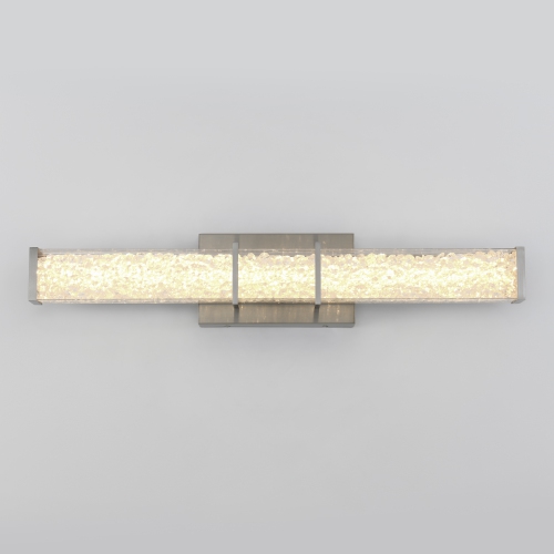 Riviera Royale Modern Vanity Light, Brushed Nickel