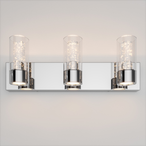 Essence Modern Vanity Light, Chrome