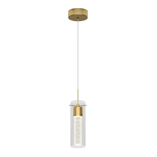 Essence Modern Pendant Light Fixture, Black and Gold