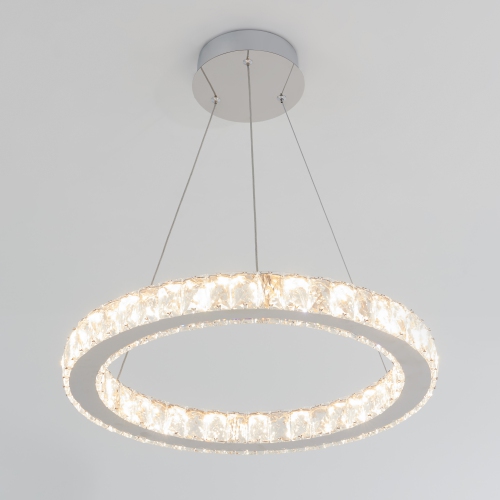 Celebrity Modern Chandelier, Chrome
