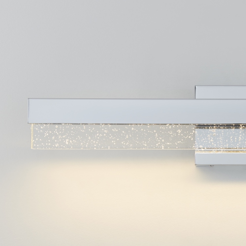 Essence Bubble Bar Modern Vanity Light, Chrome