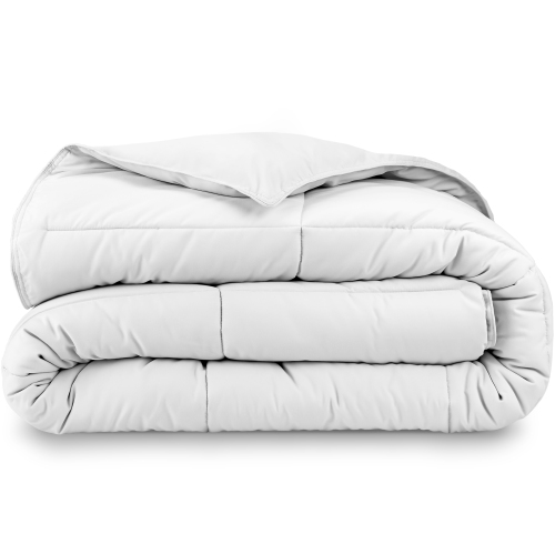 Duvet Insert - Premium Box-Stitched All Season Down Alternative Comforter, White - Twin/Twin XL