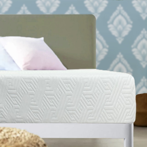 ViscoLogic Canadian Harbor 10" Luxurious Medium Firm Orthopedic Supportive Memory Foam Mattress with a Free Bedsheet set, CertiPUR-US® Certified