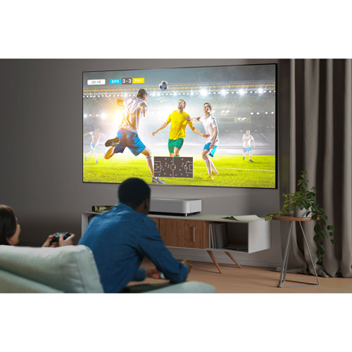 Image 8 of 9.. Epson EpiqVision Ultra LS800 4K UHD 3-Chip 3LCD Home Theatre Projector - White