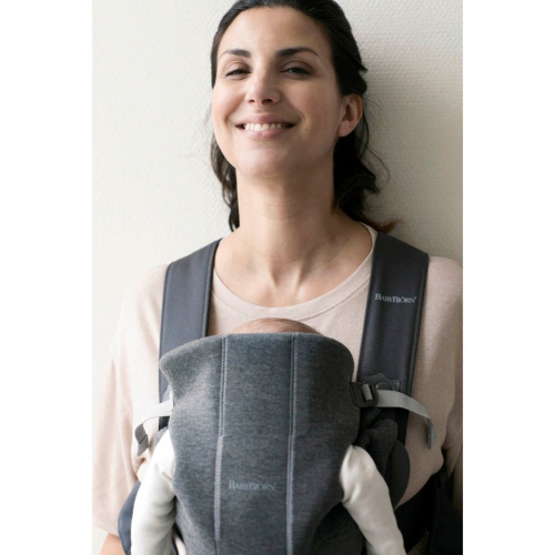 BabyBjorn Baby Carrier Mini - 3D Jersey, Light Beige