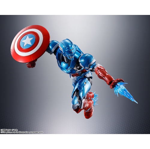 Avengers 6 Inch Action Figure S.H. Figuarts - Captain America Tech-On