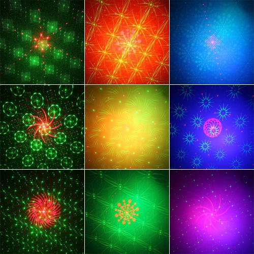 Lumières laser?CHINLY mise à niveau lumières de fête projecteur DEL RVB Stage Rotating Lights Stroboscope Disco Stage lumières disco éclairage