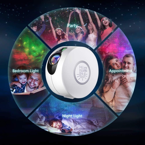 Galaxy Projector, Night Light Projector, Star Projector with Led Nebula Cloud, Sky Light Projector with Remote Control 14 Li