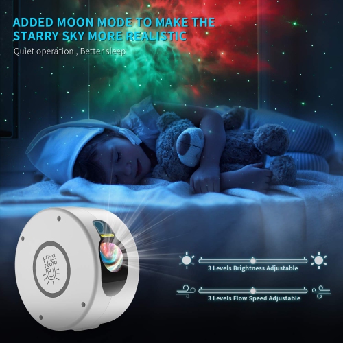 Galaxy Projector, Night Light Projector, Star Projector with Led Nebula Cloud, Sky Light Projector with Remote Control 14 Li
