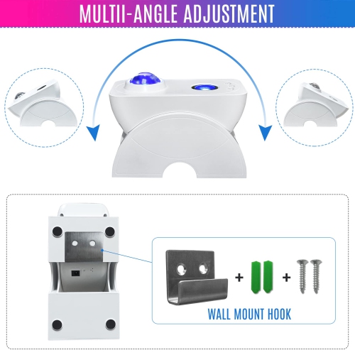 NUNET Galaxy Projector for Bedroom App & Voice Controlled Works w. Alexa,Star Projector Galaxy Light Music Sync,Auto Timer N