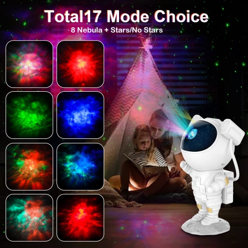 Astronaut Galaxy Star Projector Starry Night Light,Astronaut Light Projector with Nebula,Timer and Remote Control,Bedroom an