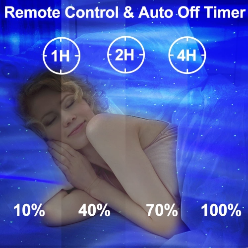 CIMELR Northern Lights Aurora Projector,Star Projector Music Bluetooth Speaker and White Noise,Star Projector Galaxy Light w