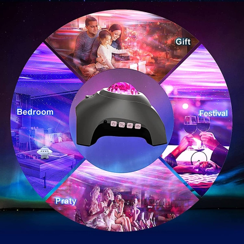 Galaxy Projector Star Projector Galaxy Light,Galaxy Light with Bluetooth Speaker, White Noise Light Projector for Bedroom, G