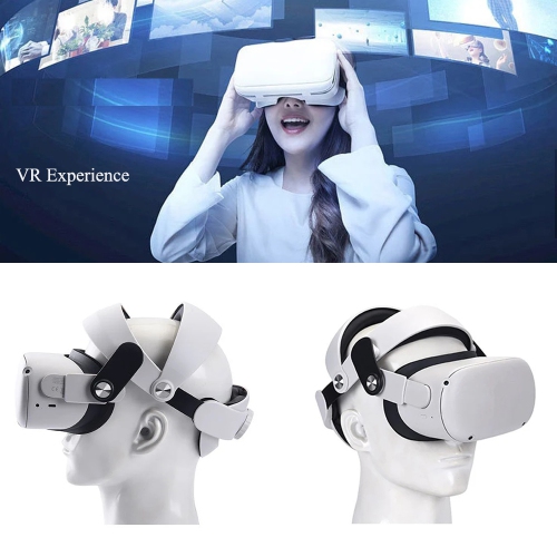 Adjustable Soft Cushioned Ergonomic Elite Head Strap for Oculus Meta Quest 2 Enhanced Support and Comfort Upgraded for Reduce Head Pressure buckle