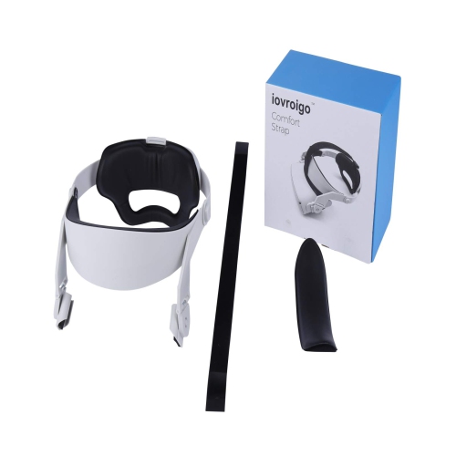 iovroigo Upgrade Adjustable Halo Strap, Suitable for Oculus Quest 2 VR Eyewear Head Straps Increase Supporting Force and Imp