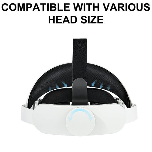 Adjustable Halo Strap for Oculus Quest 2 VR,Increase Supporting Force and Improve Comfort-Virtual Reality Accessories