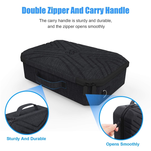 Étui de transport d’AMVR pour Meta Quest 2 VR Courroie Elite, Étui de transport tendance portatif pour Meta Quest 2, stockage de jeux de réalité