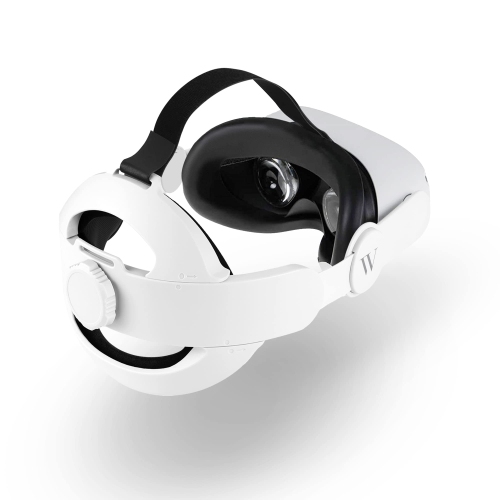 Wasserstein Adjustable Head Strap Compatible with Oculus Quest 2 - Increased Support and Reduced Head Pressure with Sweat-Pr