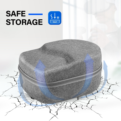 Hard Carrying Case Organizer for Oculus Meta Quest 2 / Quest 3 / Quest 3S VR / AVP Headset / Vision Pro, Elite Strap, Touch Controllers and Other
