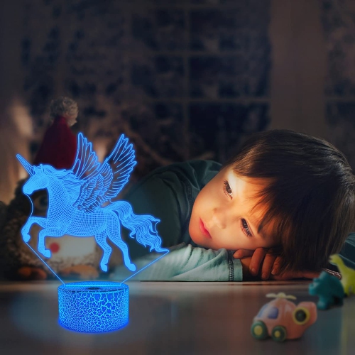 Football veilleuse,3D LED Lampe Optique Illusion Veilleuse Enfant,Soccer  pour Chambre Chevet Table de Fille Fils Cadeau 16 couleurs