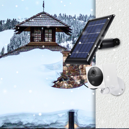 Wasserstein Solar Panel Compatible with WYZE Cam Outdoor - Power Your Surveillance Camera continuously with 2W 5V Charging