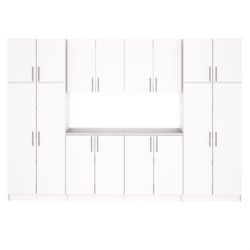 PREPAC CANADA Prepac Elite White Engineered Wood Storage Cabinet Set G - 8 PC