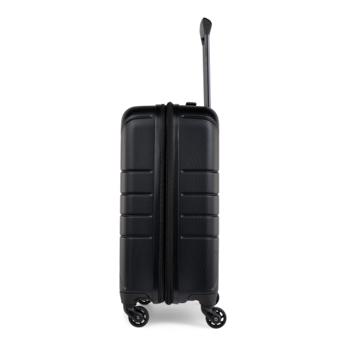 Bugatti - Osaka - 3 Piece Luggage Hardside Luggage Set with Expansion - Black
