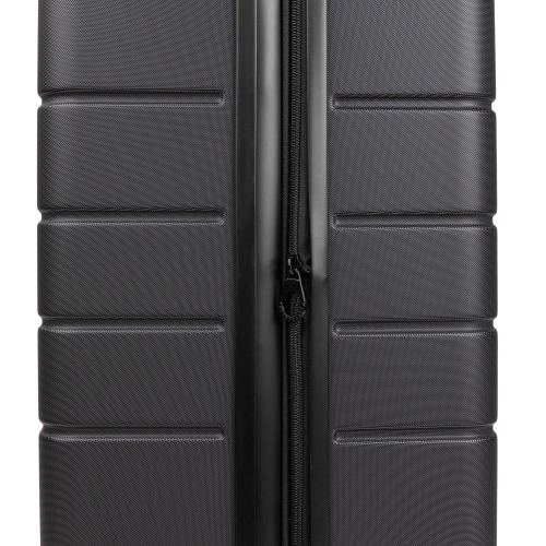 Bugatti - Osaka - 3 Piece Luggage Hardside Luggage Set with Expansion - Black