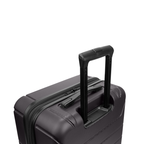 Bugatti - Osaka - 3 Piece Luggage Hardside Luggage Set with Expansion - Black