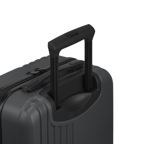 Bugatti - The Classic Hardside Carry-on Luggage with Spinner Wheels - Black