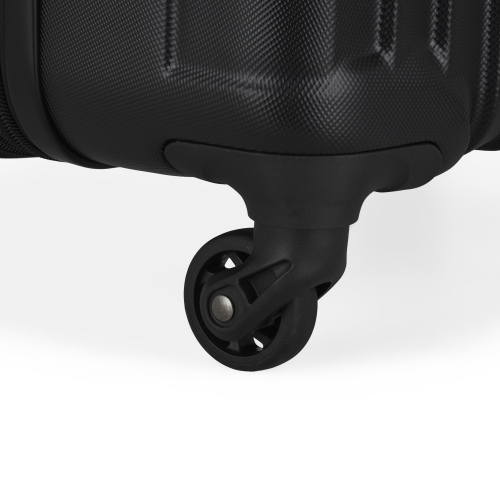 Valise rigide moyenne classique de Bugatti avec extension - Noir