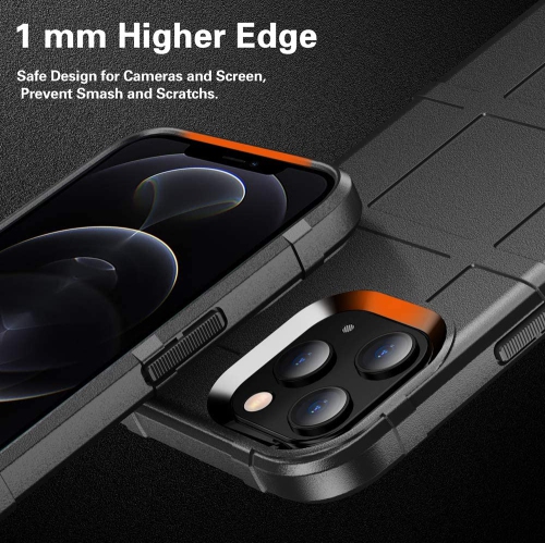 Prado Hard Back Case Rugged Shield Silicone Shockproof Cover for iPhone 13 - Free Shipping