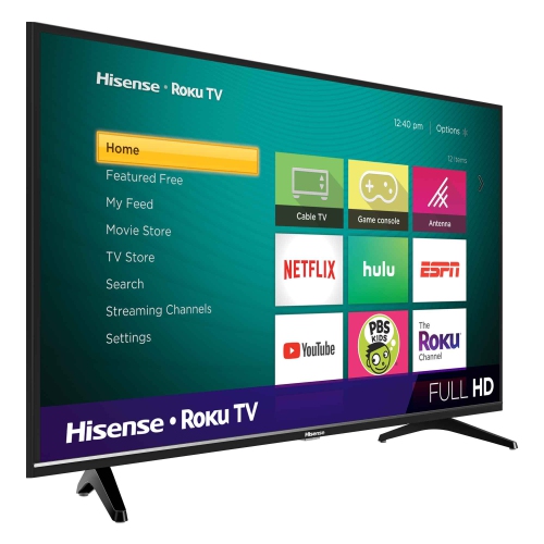 Refurbished Hisense 40" Class 1080P FHD LED Roku Smart TV (40H4030F)