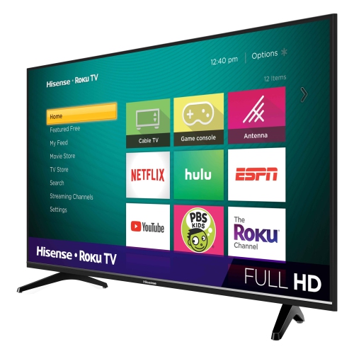 Refurbished Hisense 40" Class 1080P FHD LED Roku Smart TV (40H4030F)