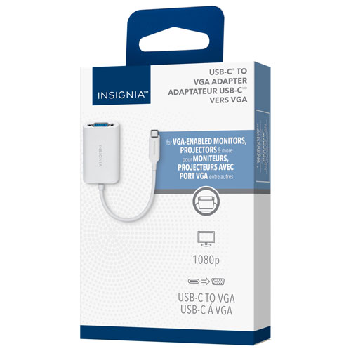 Insignia 0.15m USB-C to VGA Adapter (NS-PA2CVW23-C) - Only at Best Buy