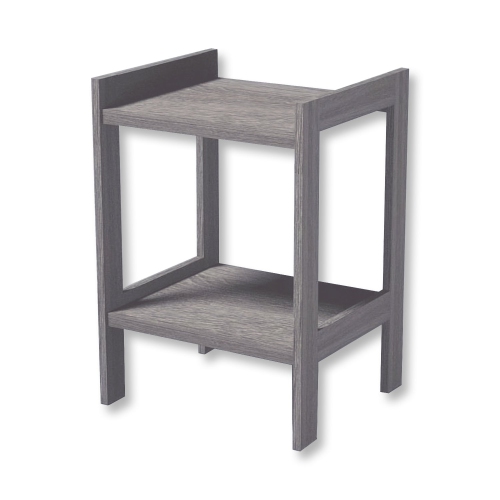 ITY INTERNATIONAL  - Mdf Side Table/ Bedside Table, 15.75" X 22" X 15.75", Taupe In Gray
