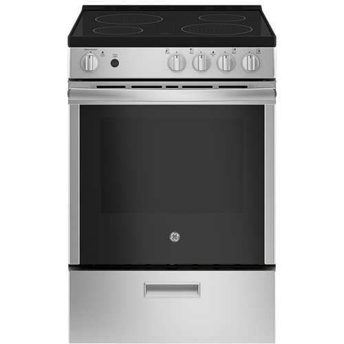 Open Box - GE 24" 2.9 CuFt Freestanding Electric Range - Stainless Steel -Perfect Condition